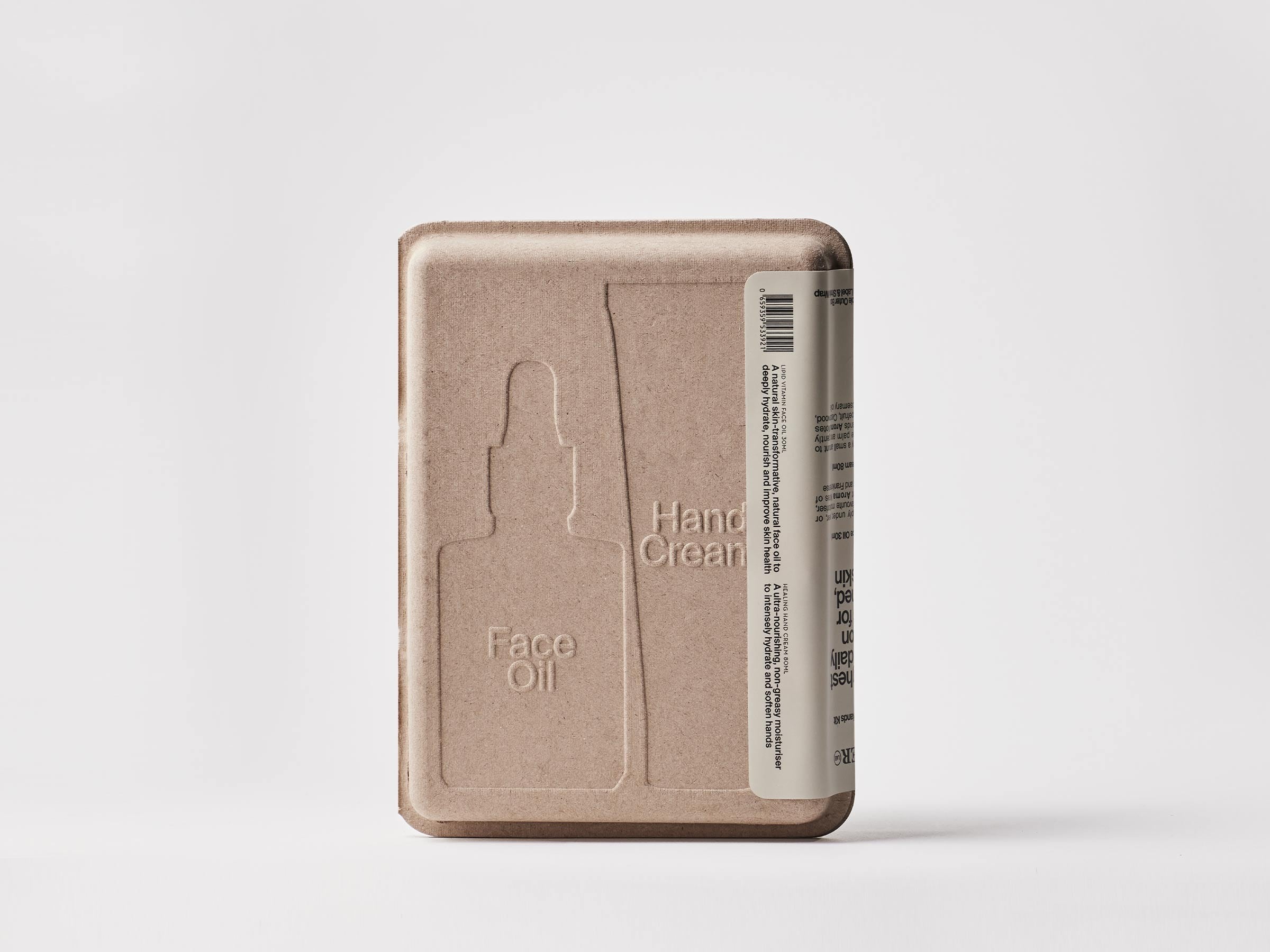 Hunter Lab Sustainable Luxury Packaging; Face and Hands - Back