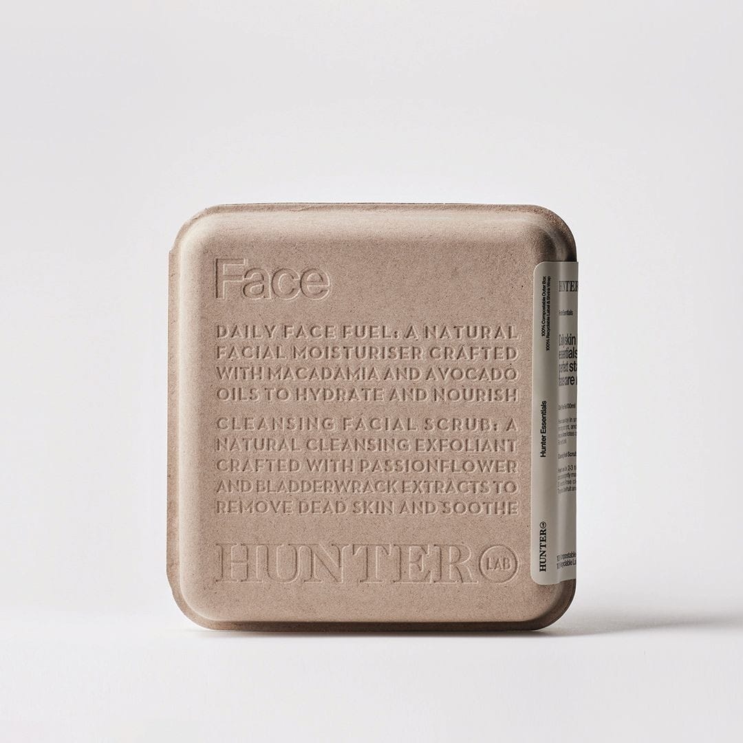 Hunter Lab Sustainable Luxury Packaging; Face - Front