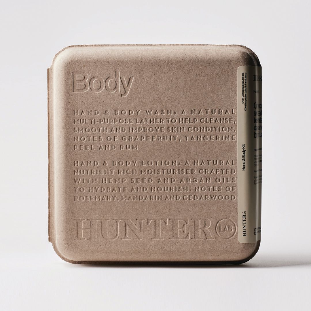 Hunter Lab Sustainable Luxury Packaging; Body - Front